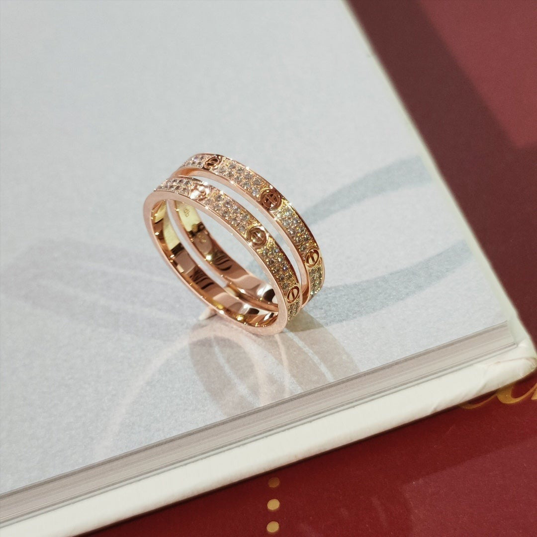 [Angela Jewellery]LOVE RING 2.65MM DIAMOND
