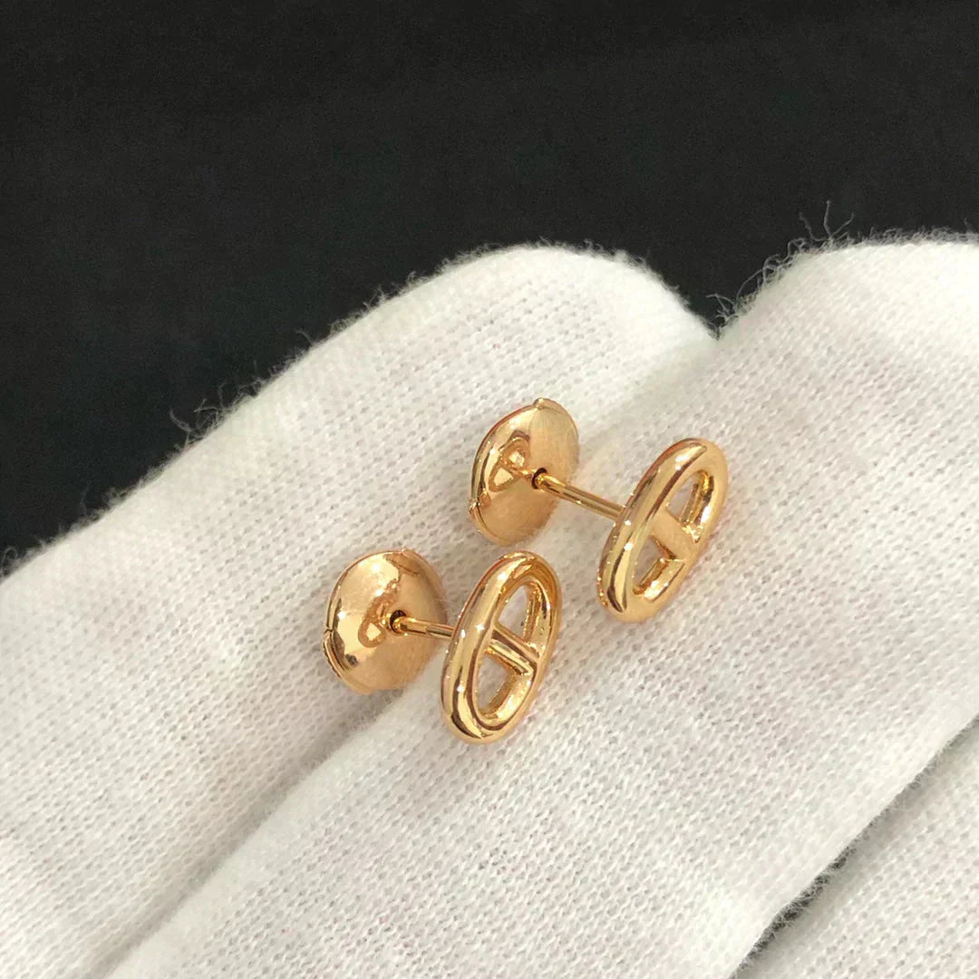 [Angela Jewellery]CHAINE SMALL EARRINGS GOLD AND SILVER