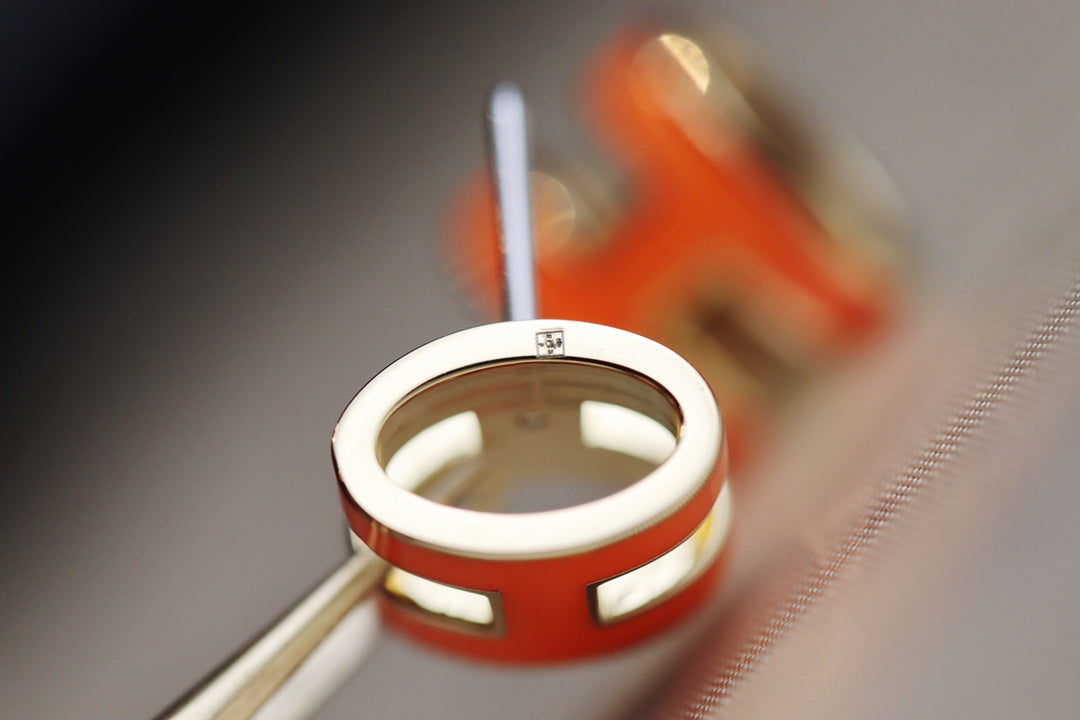 [Angela Jewellery]MINI POP H EARRINGS ORANGE