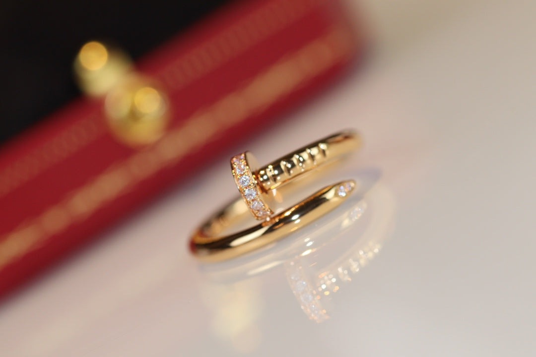 [Angela Jewellery]JUSTE RING 2.65MM GOLD DIAMOND