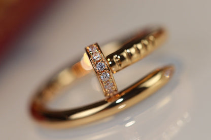 [Angela Jewellery]JUSTE RING 2.65MM GOLD DIAMOND