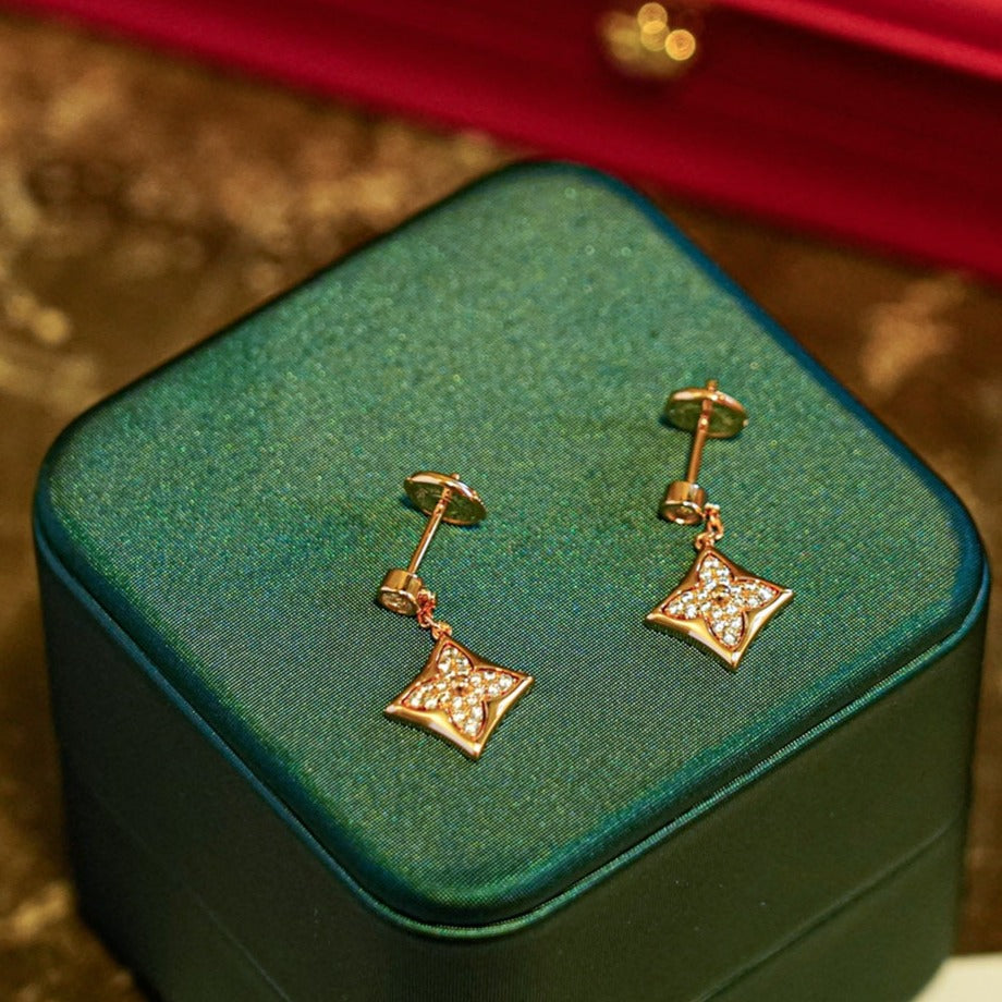 [Angela Jewellery]STAR DIAMONDS EARRINGS GOLD