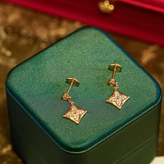 [Angela Jewellery]STAR DIAMONDS EARRINGS GOLD