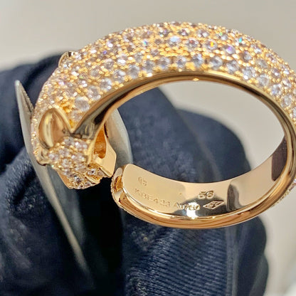 [Angela Jewellery]PANTHERE PINK GOLD DIAMOND RING
