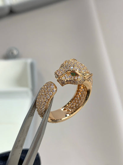 [Angela Jewellery]PANTHERE PINK GOLD DIAMOND RING
