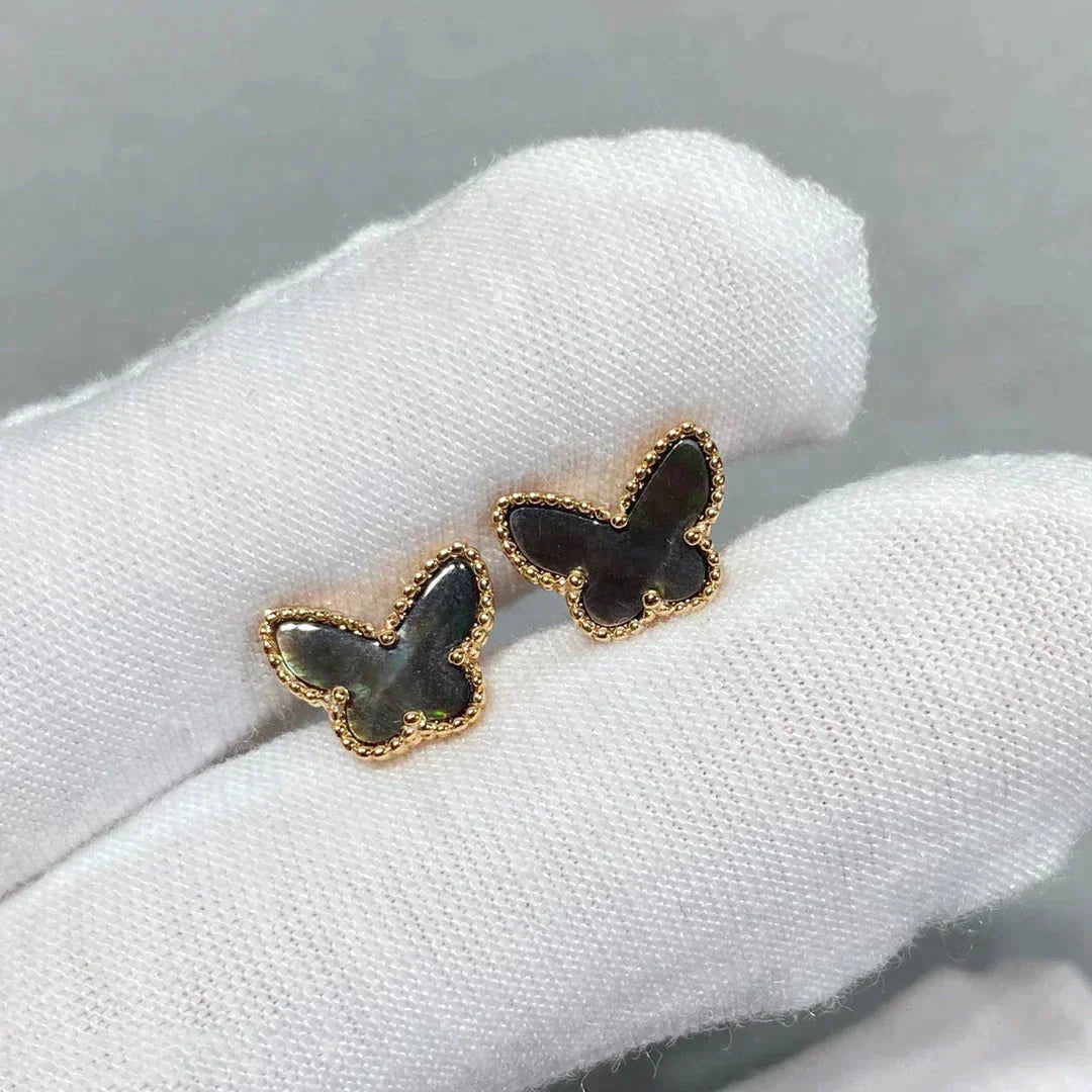 [Angela Jewellery]BUTTERFLY DARK MOP  EARRINGS