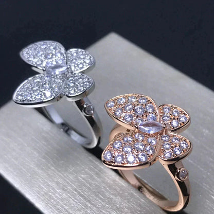 [Angela Jewellery]BUTTERFLY PINK GOLD DIAMOND RING