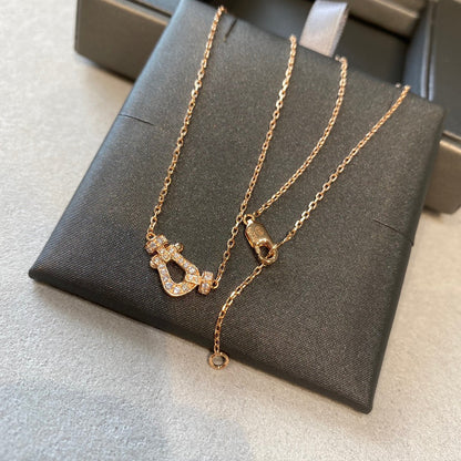 [Angela Jewellery]FORCE 10 DIAMOND PINK GOLD NECKLACE MINI MODEL
