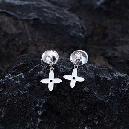 [Angela Jewellery]VIDYLLE SILVER DIAMOND MINI DROP EARRINGS