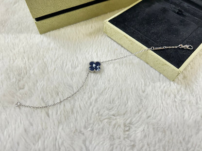 [Angela Jewellery]CLOVER 1 MOTIF PIETERSITE BRACELET