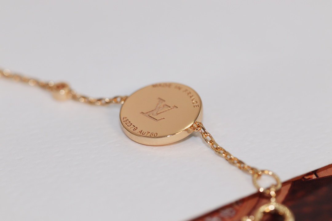 [Angela Jewellery]STAR AND SUN 4 MOTIF PINK GOLD MALACHITE BRACELET