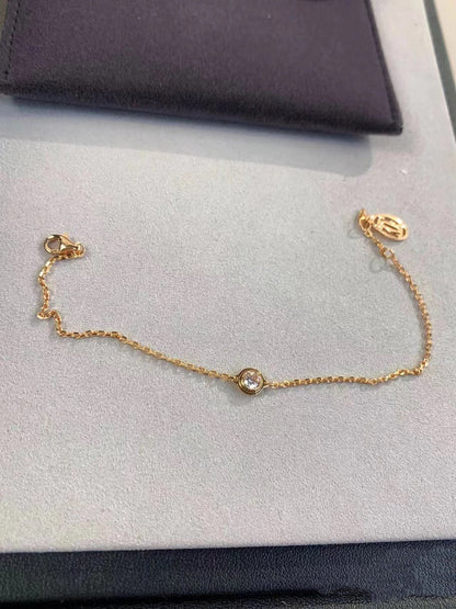 [Angela Jewellery]DAMOUR DIAMOND LINK BRACELET