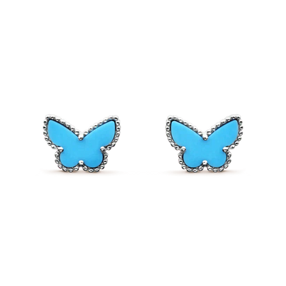 [Angela Jewellery]BUTTERFLY TURQUOISE EARRINGS SILVER