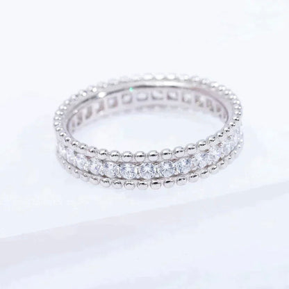 [Angela Jewellery]PERLEE DIAMOND SILVER RING