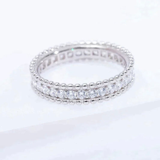 [Angela Jewellery]PERLEE DIAMOND SILVER RING