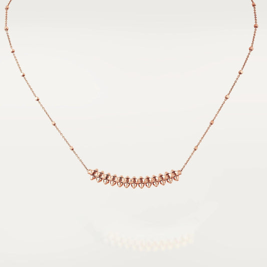 [Angela Jewellery]CLASH PINK GOLD NECKLACE