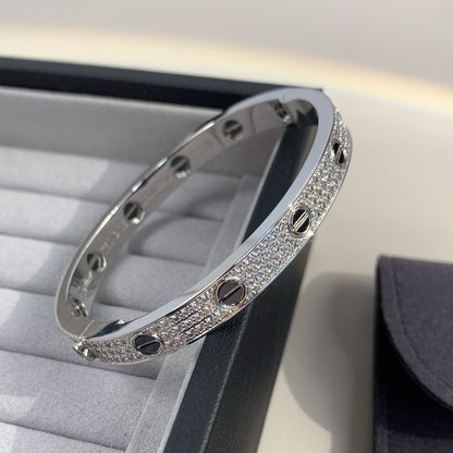 [Angela Jewellery]LOVE BRACELET 6.1MM DIAMOND-PAVED CERAMIC