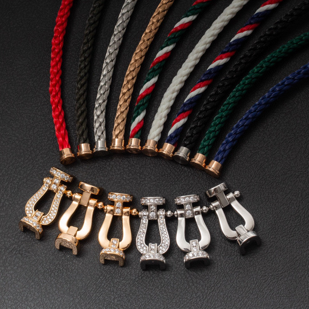 [Angela Jewellery]FORCE LARGE HORSESHOE NO DIAMOND BRACELET GOLD
