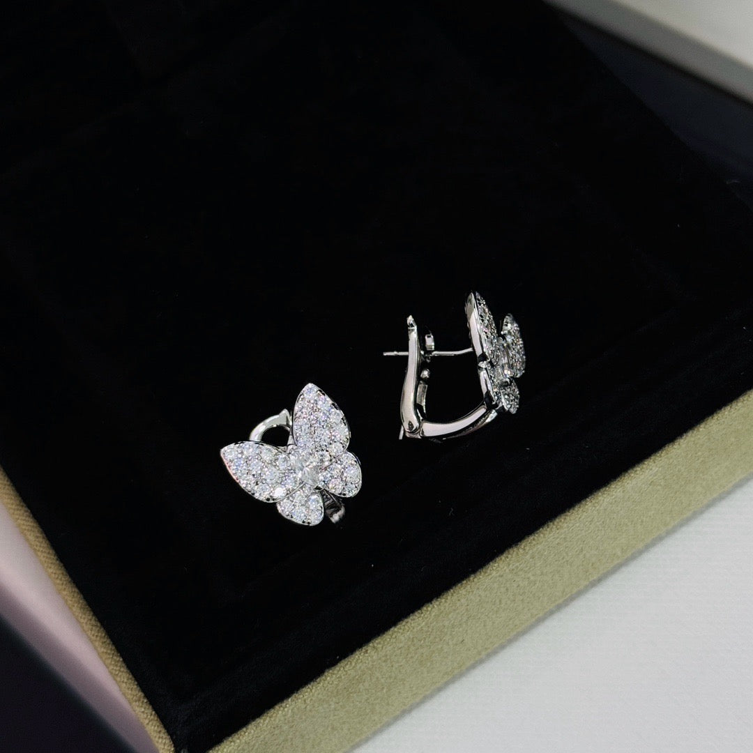 [Angela Jewellery]BUTTERFLY ALL DIAMOND EARRINGS