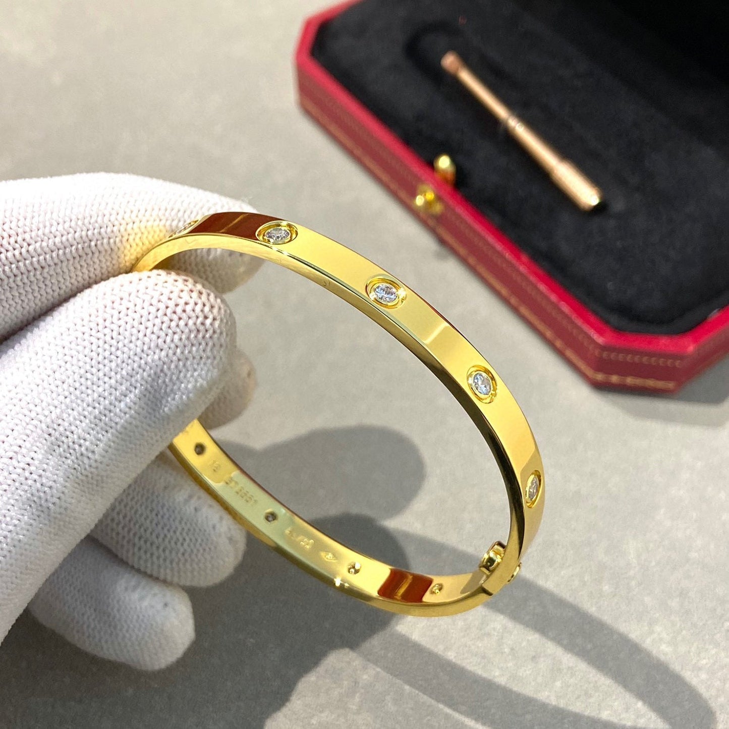 [Angela Jewellery]LOVE BRACELET 6.1MM 10 DIAMONDS