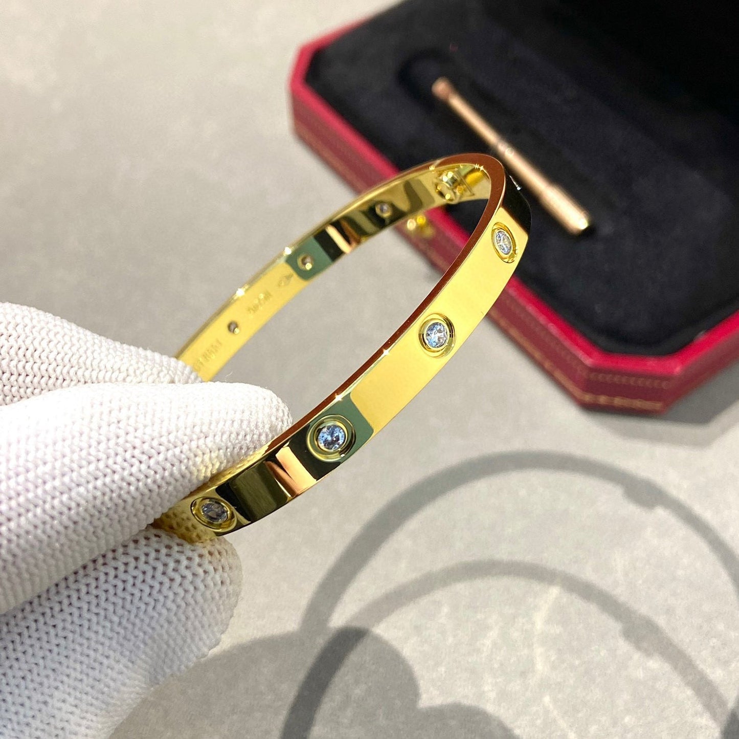 [Angela Jewellery]LOVE BRACELET 6.1MM 10 DIAMONDS