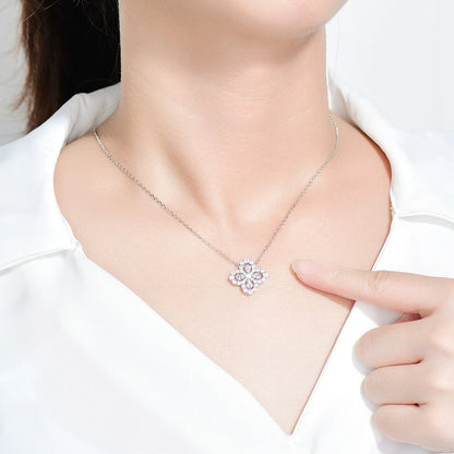 [Angela Jewellery]LOOP NECKLACE FULL MOTIF DIAMOND 16MM MULTIPLE COLORS