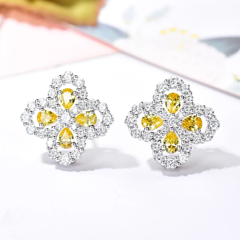 [Angela Jewellery]LOOP EARRINGS FULL MOTIF DIAMOND 16MM