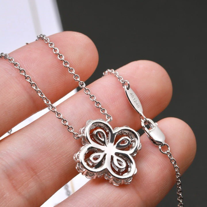 [Angela Jewellery]LOOP NECKLACE FULL MOTIF DIAMOND 16MM MULTIPLE COLORS