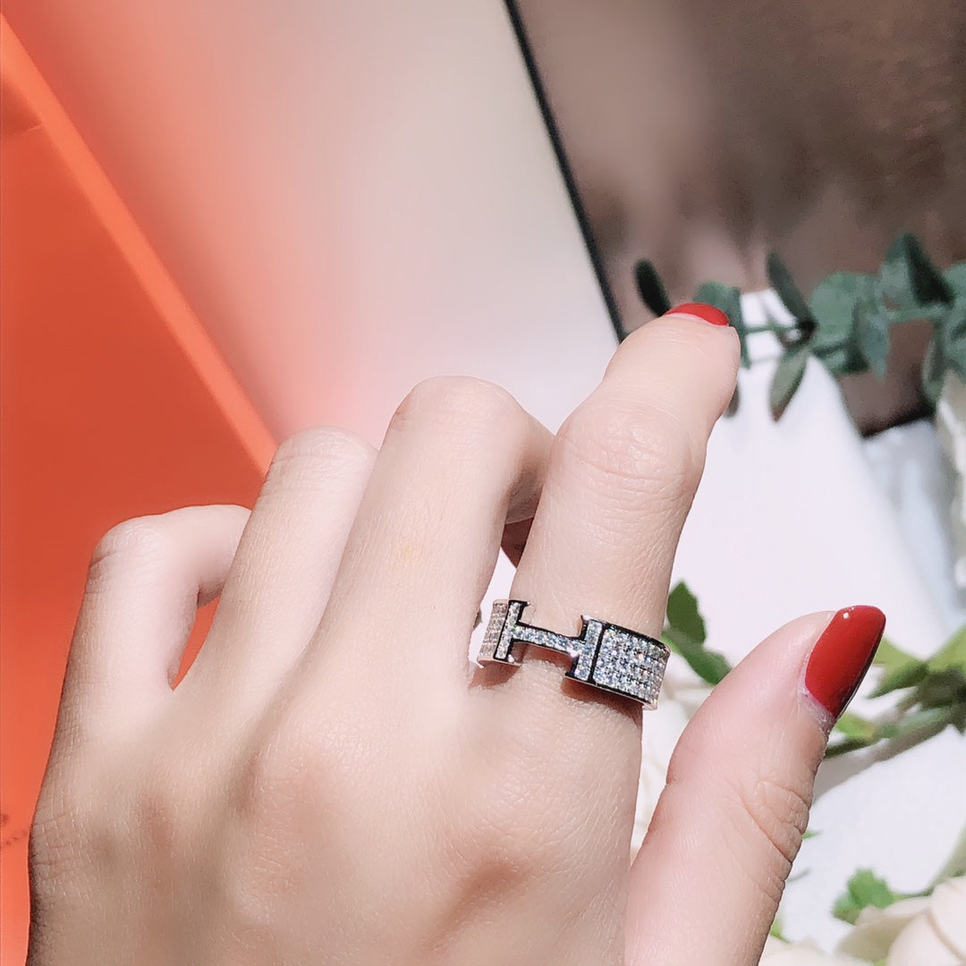 [Angela Jewellery]H RING FULL DIAMOND