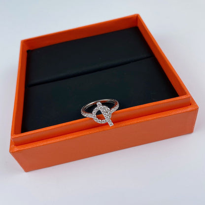 [Angela Jewellery]ECHAPPEE RING SILVER DIAMOND