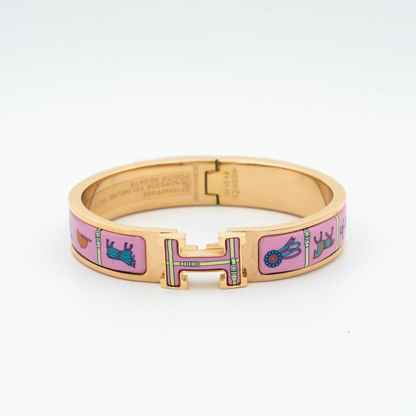 [Angela Jewellery]H PINK GOLD BRACELET PINK CERAMIC