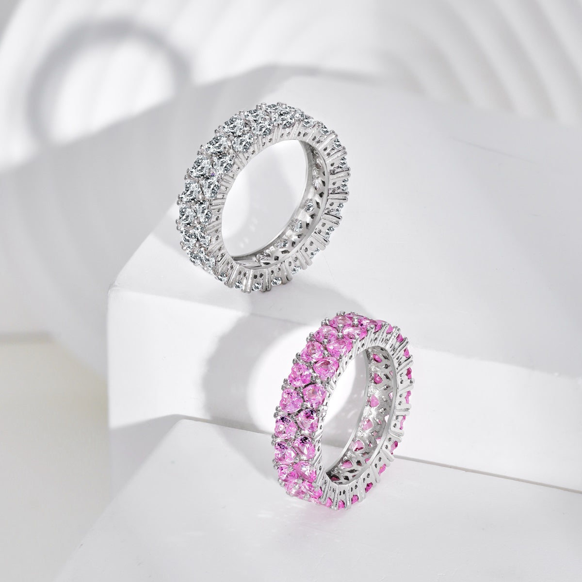 Angela Jewelry]Sparkling Full Heart Ring