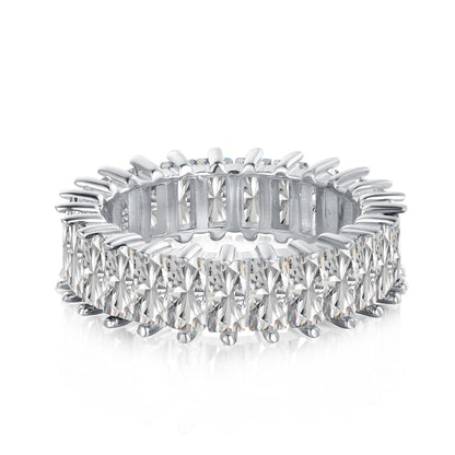 Angela Jewelry]Unique Colorful Radiant Cut RIng