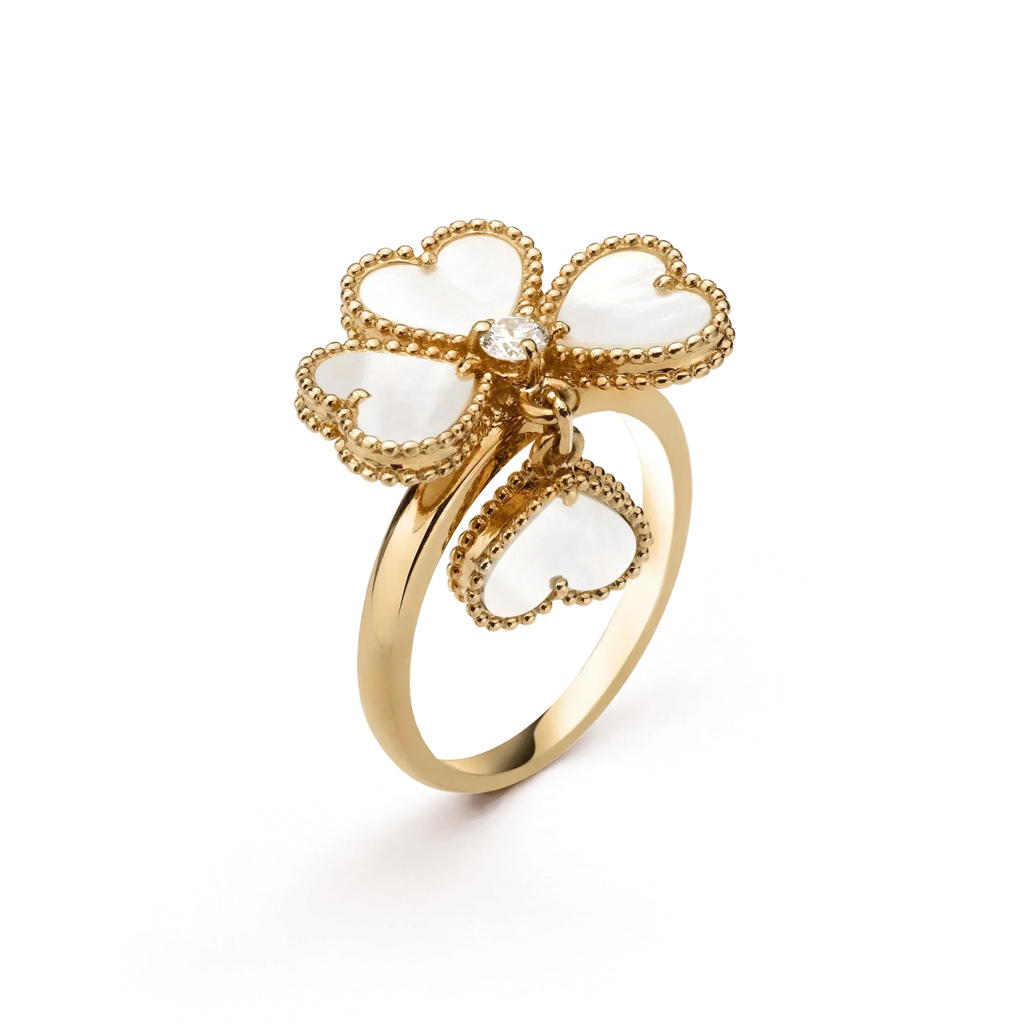 [Angela Jewellery]SWEET CLOVER WHITE MOP RING