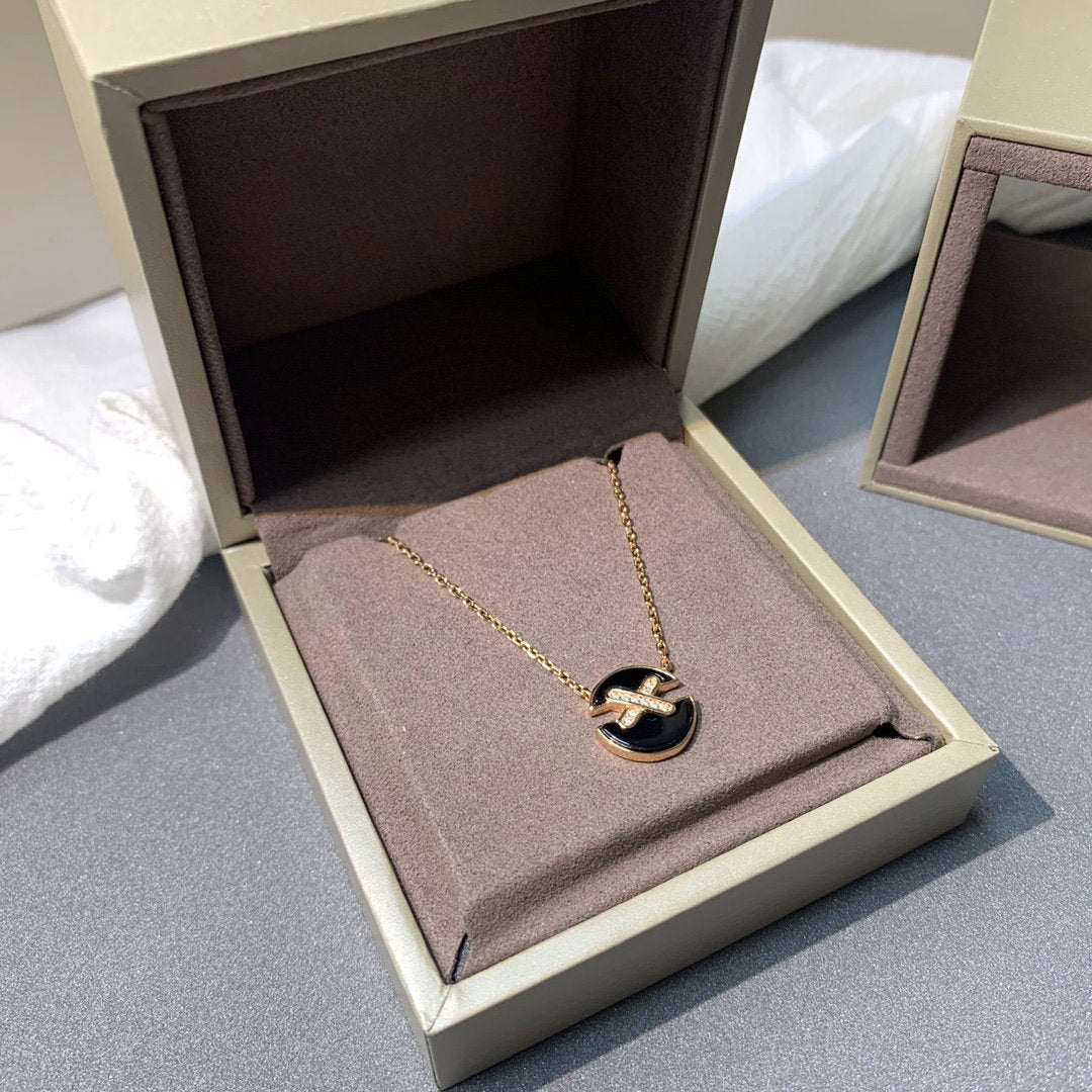 [Angela Jewellery]JEUX DE PINK GOLD DIAMOND NECKLACE