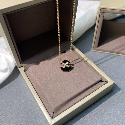 [Angela Jewellery]JEUX DE PINK GOLD DIAMOND NECKLACE