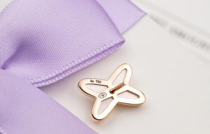 [Angela Jewellery]JEUX DE WHITE MOP PINK GOLD DIAMOND EARRINGS