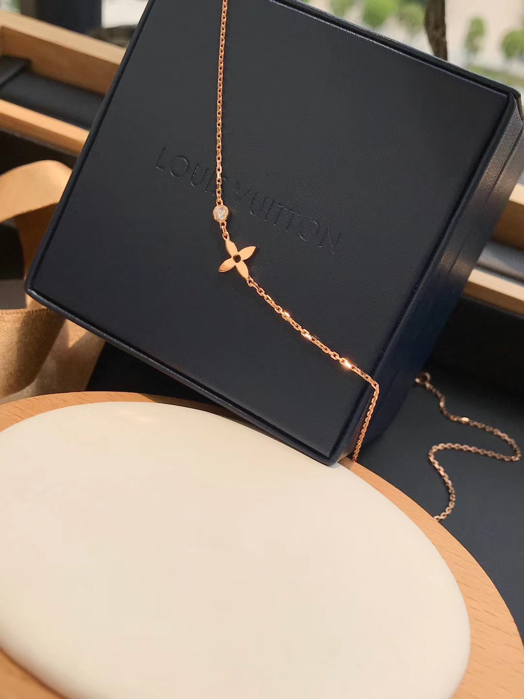 [Angela Jewellery]BLOSSOM PENDANT PINK GOLD AND DIAMOND