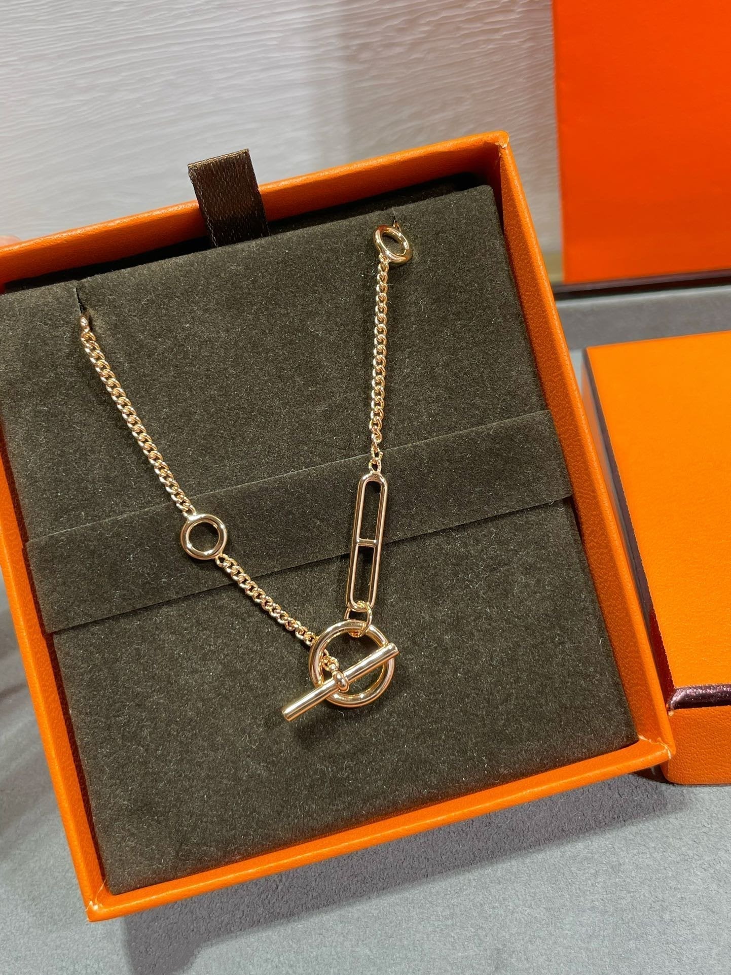 [Angela Jewellery]HM STERLING CHAINE D'ANCRE HEART