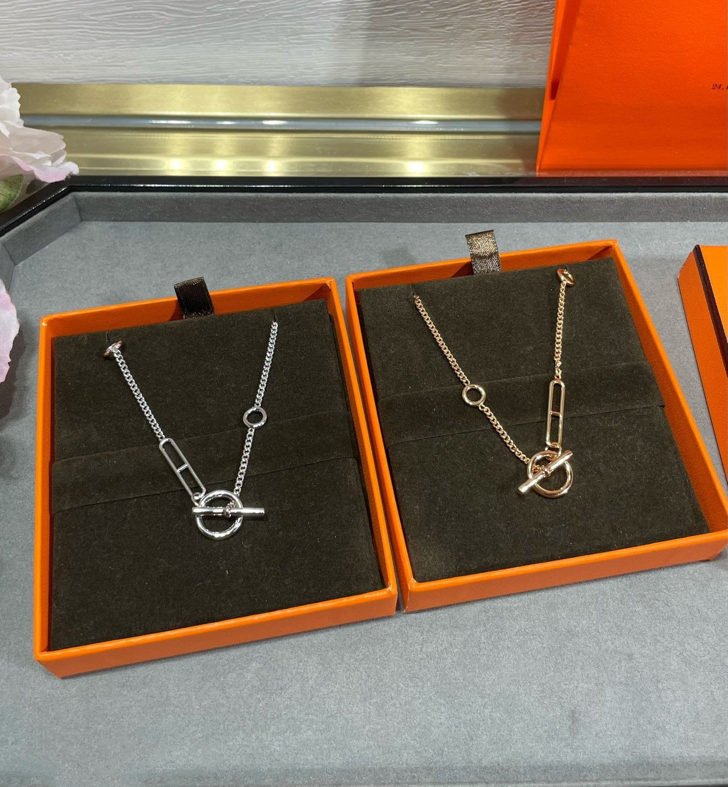 [Angela Jewellery]HM STERLING CHAINE D'ANCRE HEART