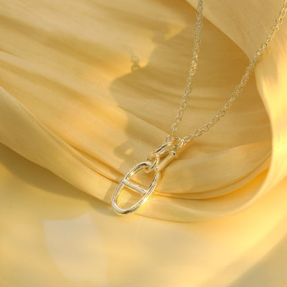 [Angela Jewellery]HM CHAINE D'ANCRE PENDANT NECKLACE STERLING SILVER