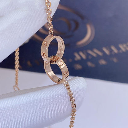 [Angela Jewellery]LOVE BRACELET DOUBLE RING