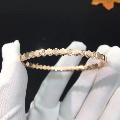 [Angela Jewellery]BEE LOVE PINK GOLD DIAMOND BRACELET