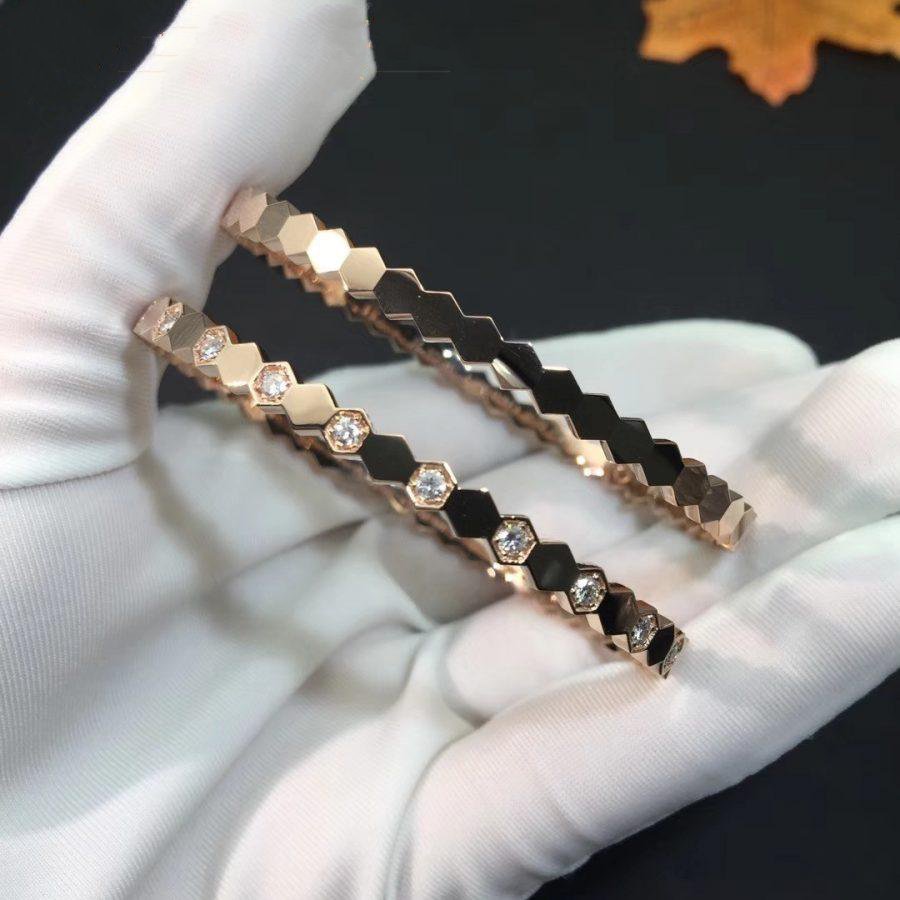 [Angela Jewellery]BEE LOVE PINK GOLD DIAMOND BRACELET