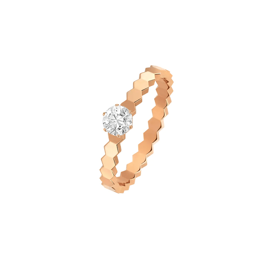 [Angela Jewellery]BEE LOVE RING PINK GOLD 1 DIAMOND