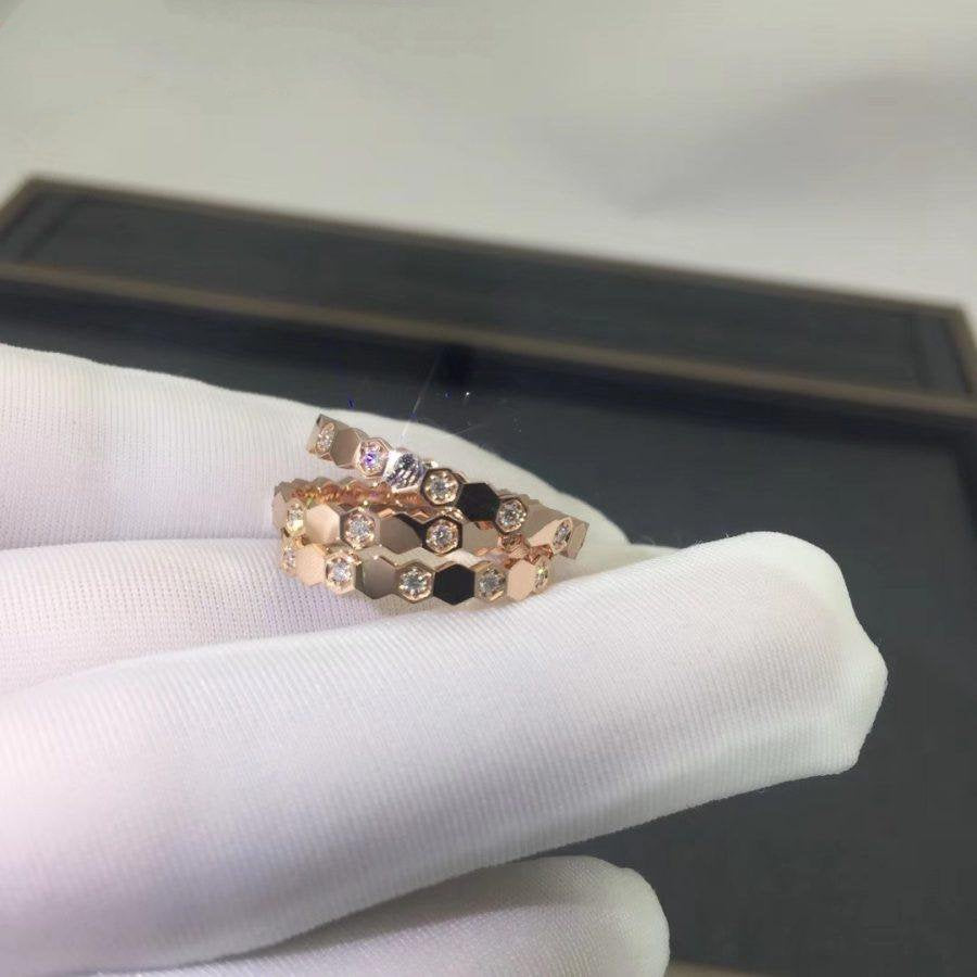 [Angela Jewellery]BEE LOVE RING PINK GOLD DIAMOND