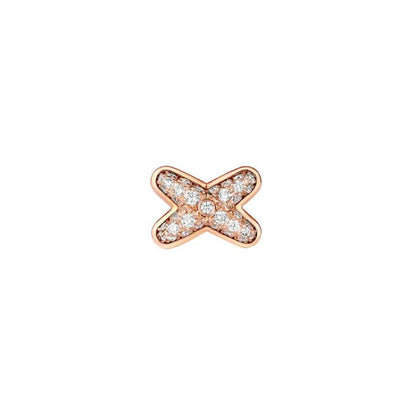 [Angela Jewellery]JEUX DE PINK GOLD DIAMOND EARRINGS