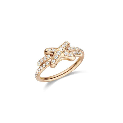 [Angela Jewellery]JEUX DE RING PINK GOLD DIAMOND