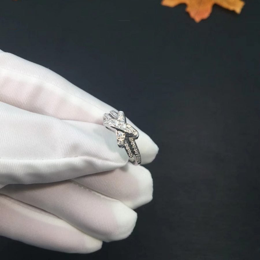 [Angela Jewellery]JEUX DE SILVER DIAMOND RING