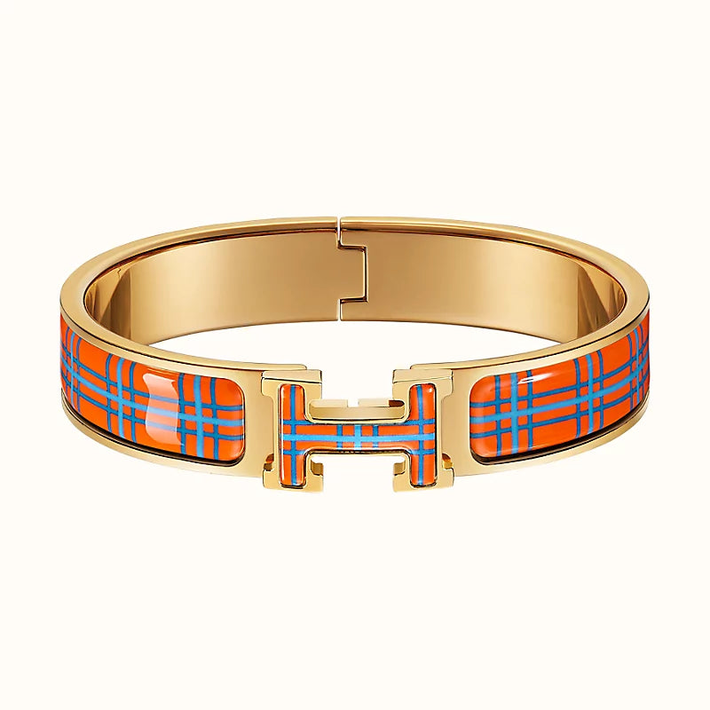 [Angela Jewellery]H TARTAN BRACELET 12MM